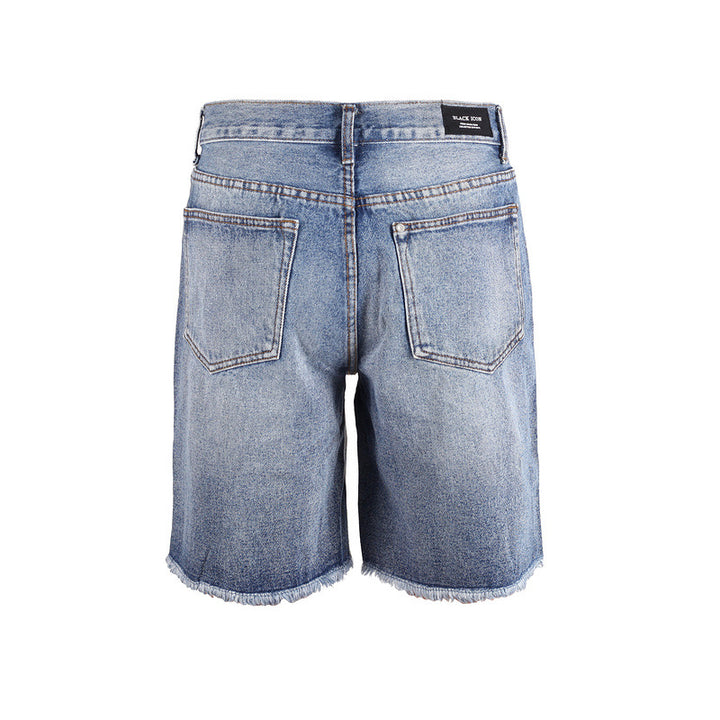 Lockere Dad-Jeansshorts für Herren