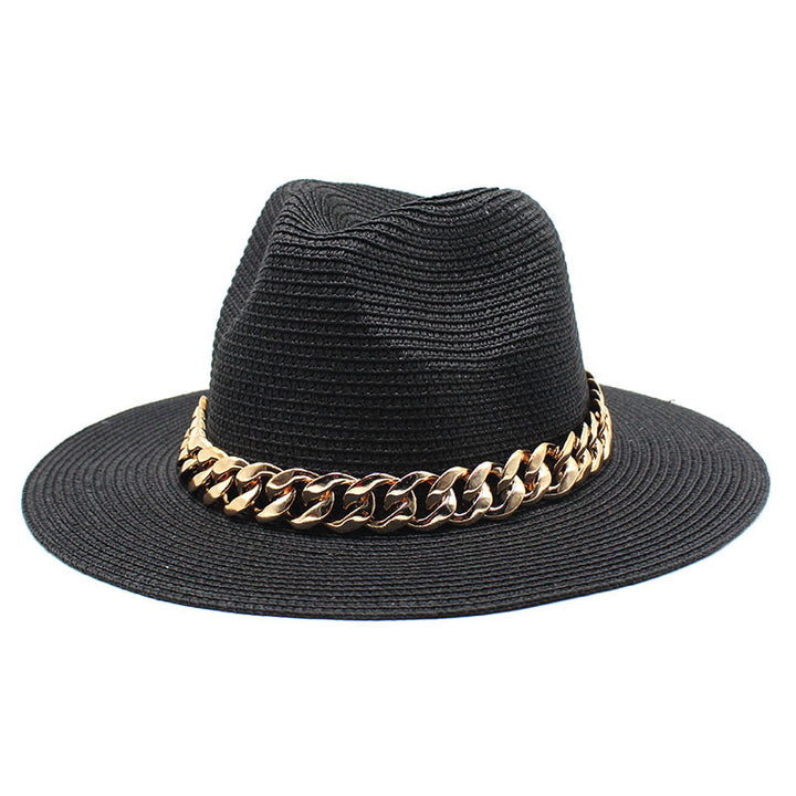 Sombreros de verano Primavera Negro Caqui Playa Casual Sombreros de verano