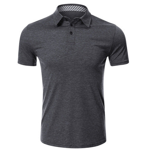 Polo deportivo para hombre Camiseta de solapa tipo polo de golf de manga corta de comercio exterior