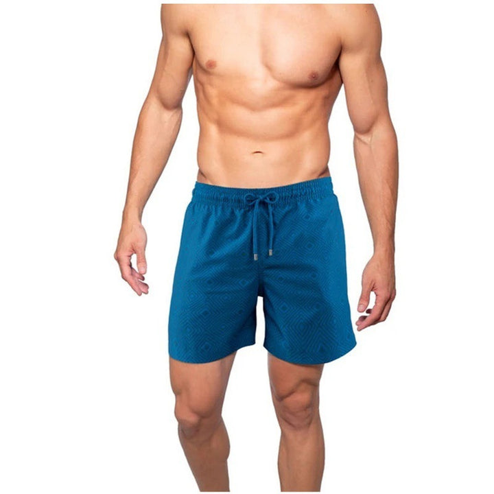 Herren Bedruckte Strandshorts Sport Doppellagige Shorts Sommer