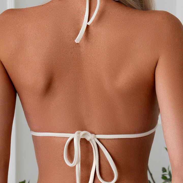 Sexy Bikini Set Sommer Seitlich Binden Tanga Bandage Stil Badeanzug Damenbekleidung