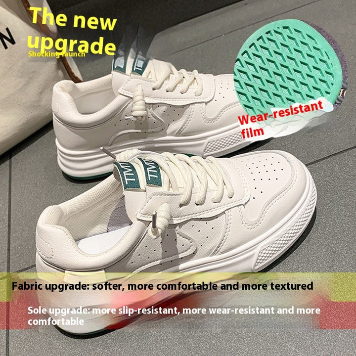 Frühling und Herbst flache Plattform weiße alle passenden Casual Sport weiße Schuhe Board Schuhe