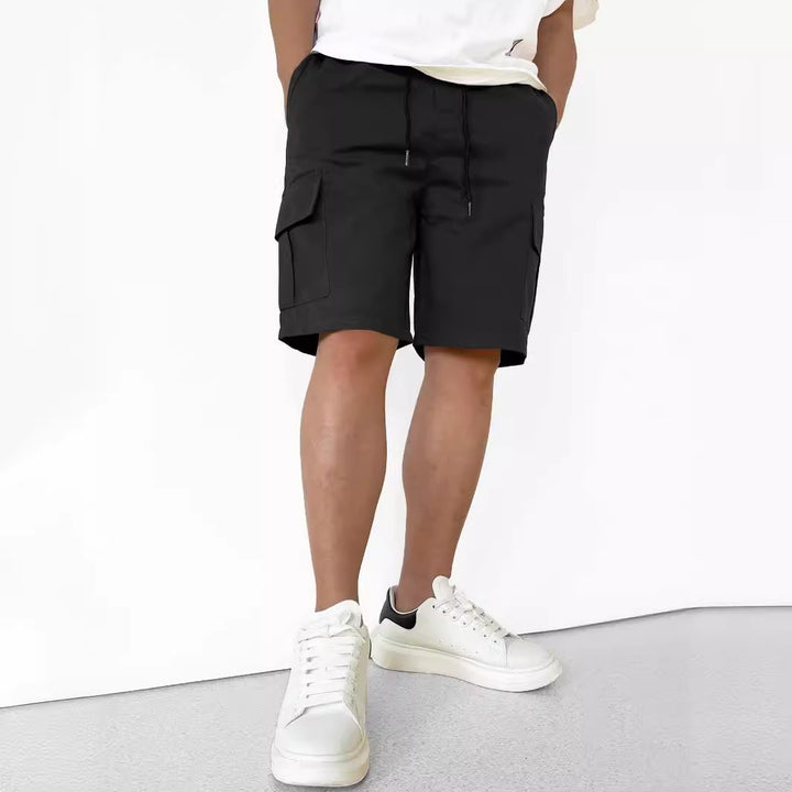 Europäische und amerikanische Sommersport-Shorts für Herren im Freizeitstil mit übergroßer Cargohose