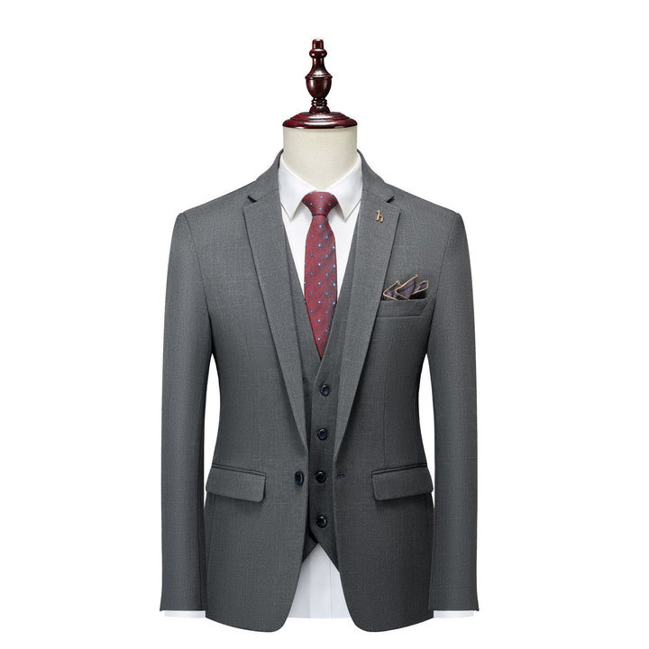 Traje Traje Traje de tres piezas para hombre Slim Fit Ropa formal profesional de negocios