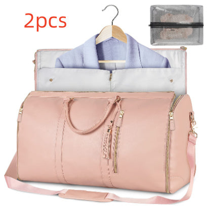 Bolso de viaje de gran capacidad, bolso de mujer, bolso plegable para traje, bolsos de ropa impermeables