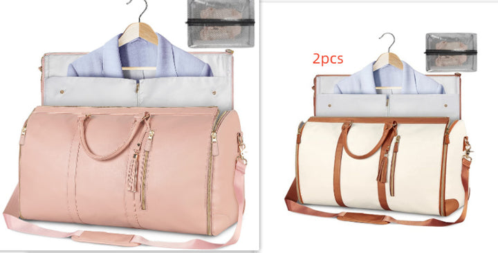 Bolso de viaje de gran capacidad, bolso de mujer, bolso plegable para traje, bolsos de ropa impermeables