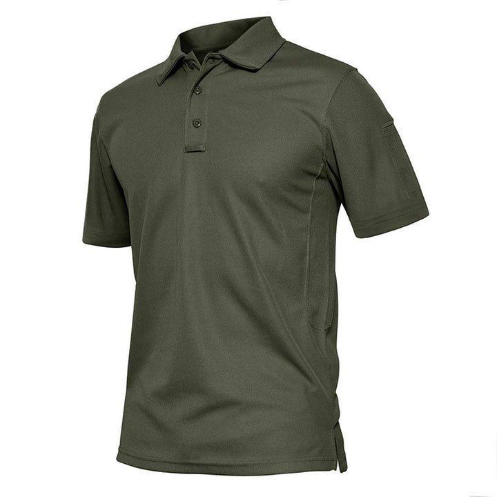 Polo deportivo para hombre Camiseta de solapa tipo polo de golf de manga corta de comercio exterior