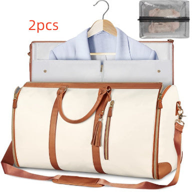 Bolso de viaje de gran capacidad, bolso de mujer, bolso plegable para traje, bolsos de ropa impermeables